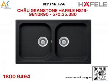CHẬU ĐÁ GRANSTONE HAFELE MÀU ĐEN  HS19 - GEN2R90 570.35.380